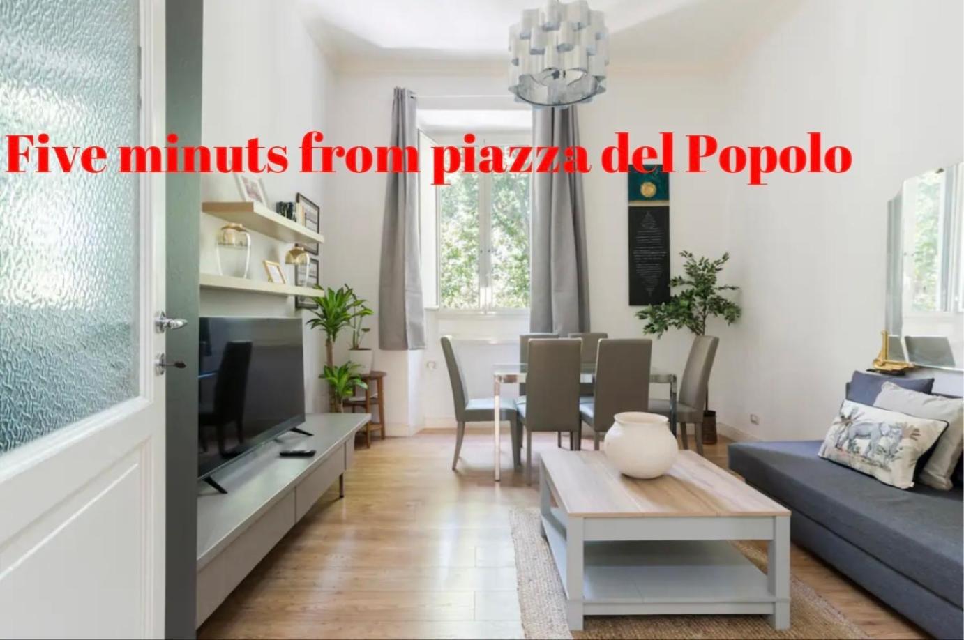 Tiber Majesty 25 Piazza Del Popolo Apartment โรม ภายนอก รูปภาพ